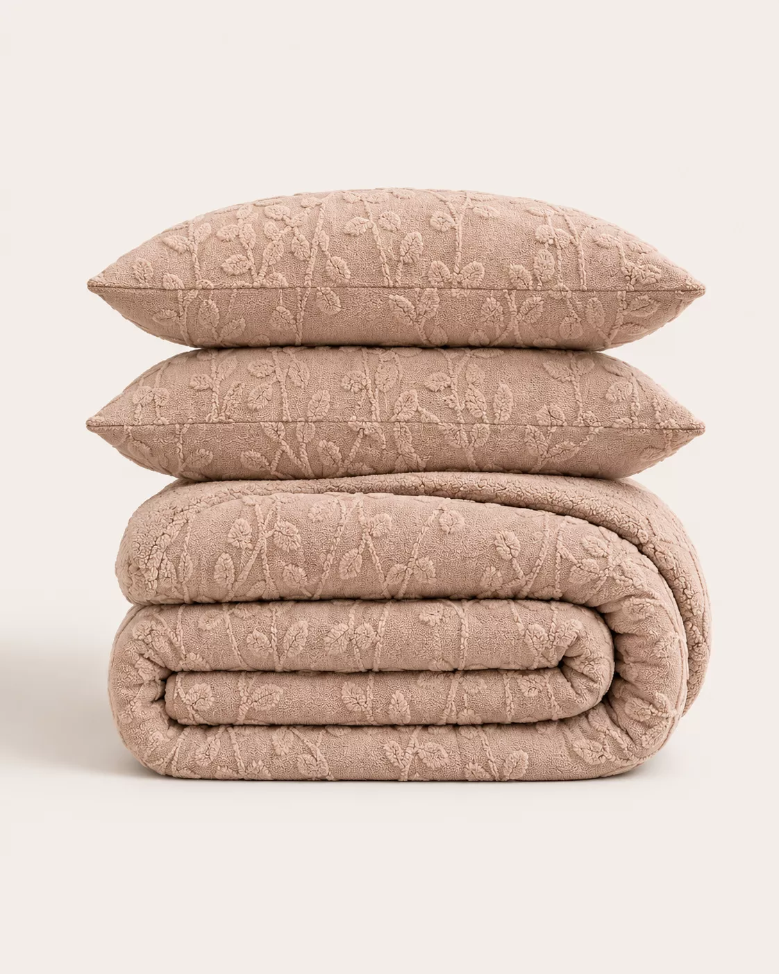 EDREDON JACQUARD KARAMELO LIRIEN